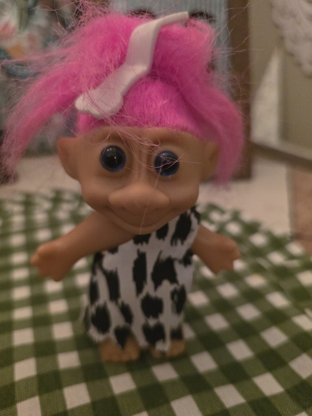 Vintage Russ Caveman Troll doll 5 inches